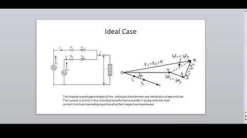 Parallel Operation of Transformer  Part-1