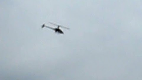 Blade 400 First Loops with an inverted hover.