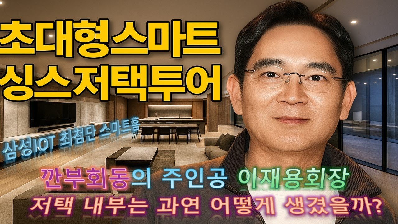 삼성 스마트싱스로 완성된 초현대식 스마트홈 저택 인테리어 투어 | Samsung SmartThings Ultra-Modern Mansion Tour(AI Generated)