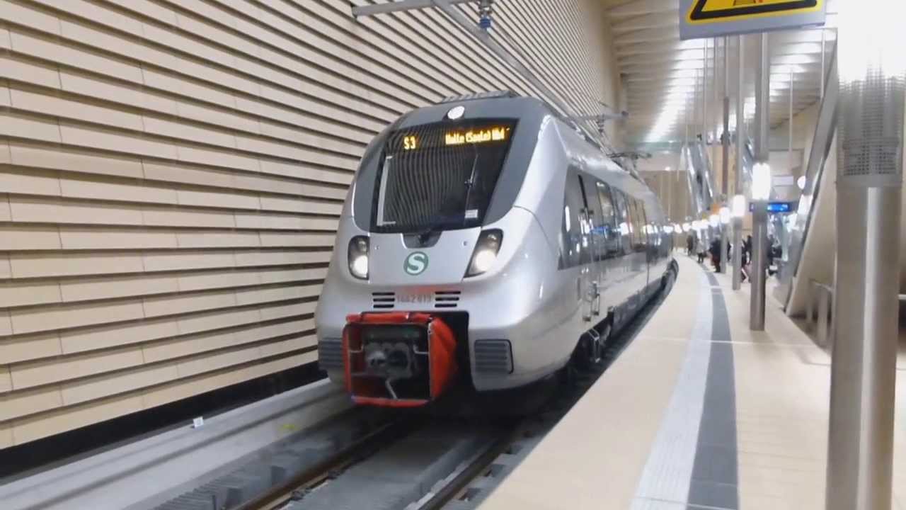 SBahn Leipzig im City Tunnel unterwegs mit der