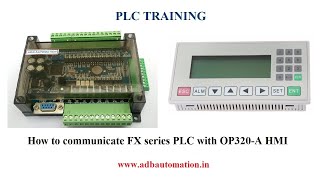 How to communicate Low cost  PLC with OP320-A HMI