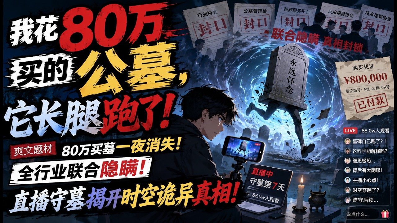 80萬買公墓竟長腿跑了？揭開詭異時空真相