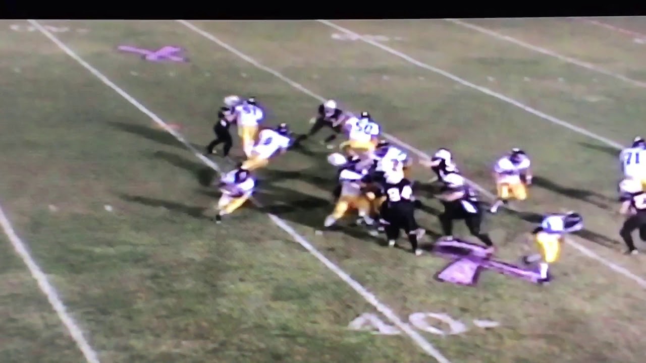 Blissfield Football Belly Reverse for 6 vs Jonesville. YouTube