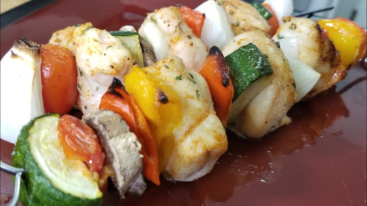 Cómo hacer Brochetas de Pollo Saludable