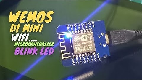 WEMOS D1 Mini _WiFi  Microcontroller Module  | Blink LED (Filipino)...