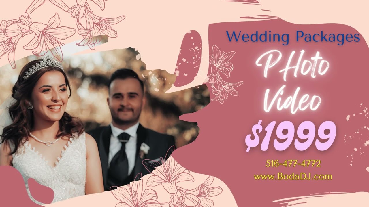 Wedding Photo Video Packages $1999 New York City Long Island NJ CT Weddings Boda Foto Video Bodas NY