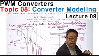 Lecture 09: PWM Gain, Modulator Gain, PWM Converter, Describing Function, Pulse Width Modulation