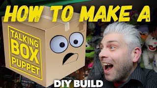 How to make a Box Puppet! Make a Cardboard Box come to Life!