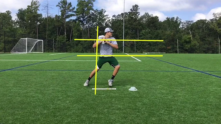 How to Play Quarterback: Improving Throwing Technique Without a Ball Drill 3Crossover Balance