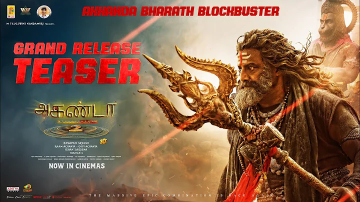 AKHANDA 2 GRAND RELEASE TEASER (Tamil) | Nandamuri Balakrishna | Boyapati Sreenu | Thaman S