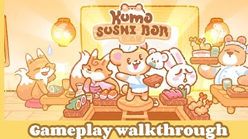 Kuma Sushi Bar Gameplay | KidooBizz