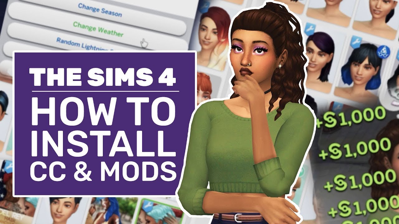 How To Install Mods For The Sims 4 Youtube - Reverasite