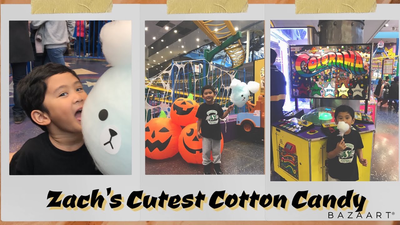 THE HUGE AND CUTEST COTTON CANDY AT WEST EDMONTON MALL, CANADA