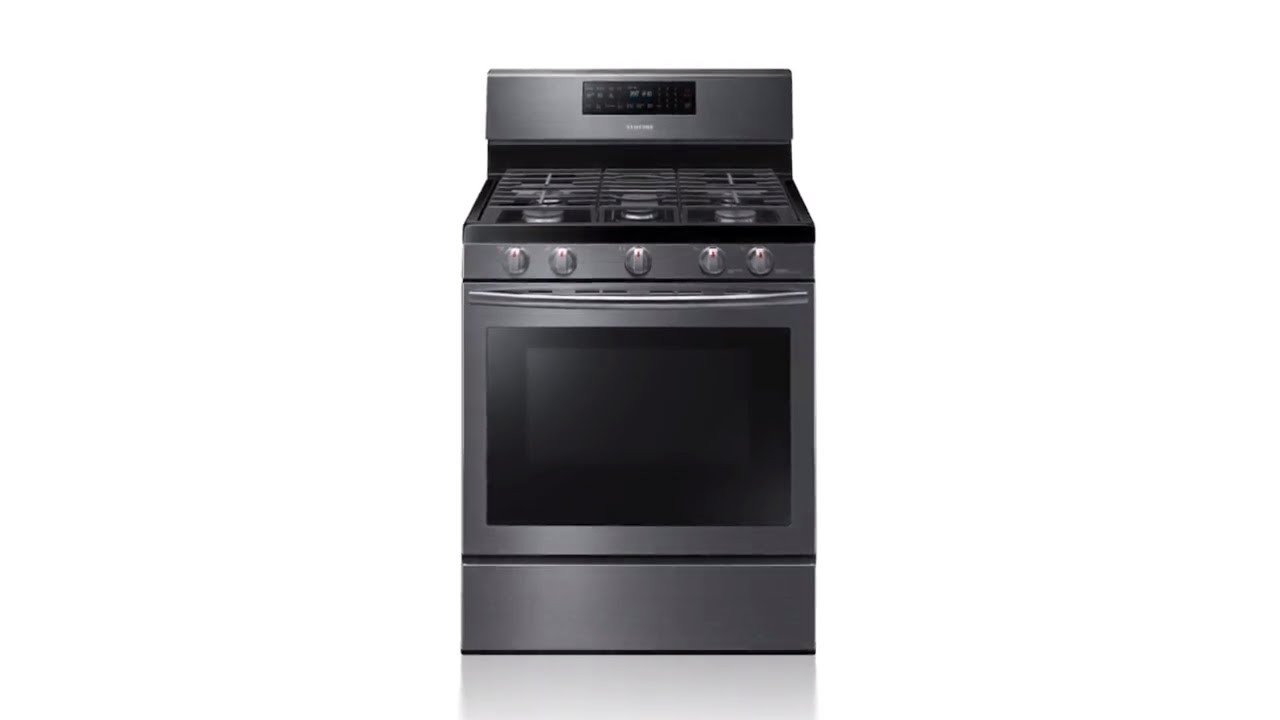 Samsung 5-Burner 5.8-cu ft Self-Cleaning Convection Freestanding Gas