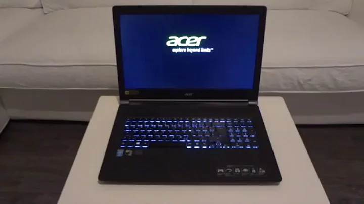 Acer Nitro VN7-791G / VN7-591g with white backlight keyboard color / weisse Tastaturbeleuchtung