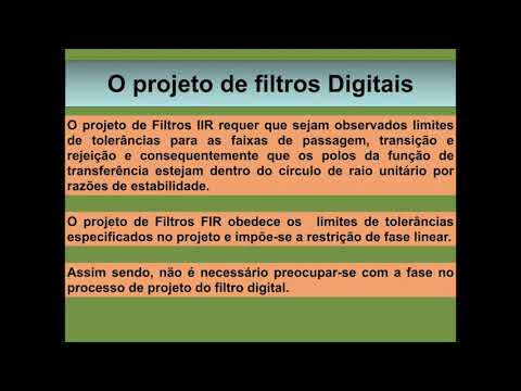 Vídeo: Diferença Entre Filtro FIR E Filtro IRR