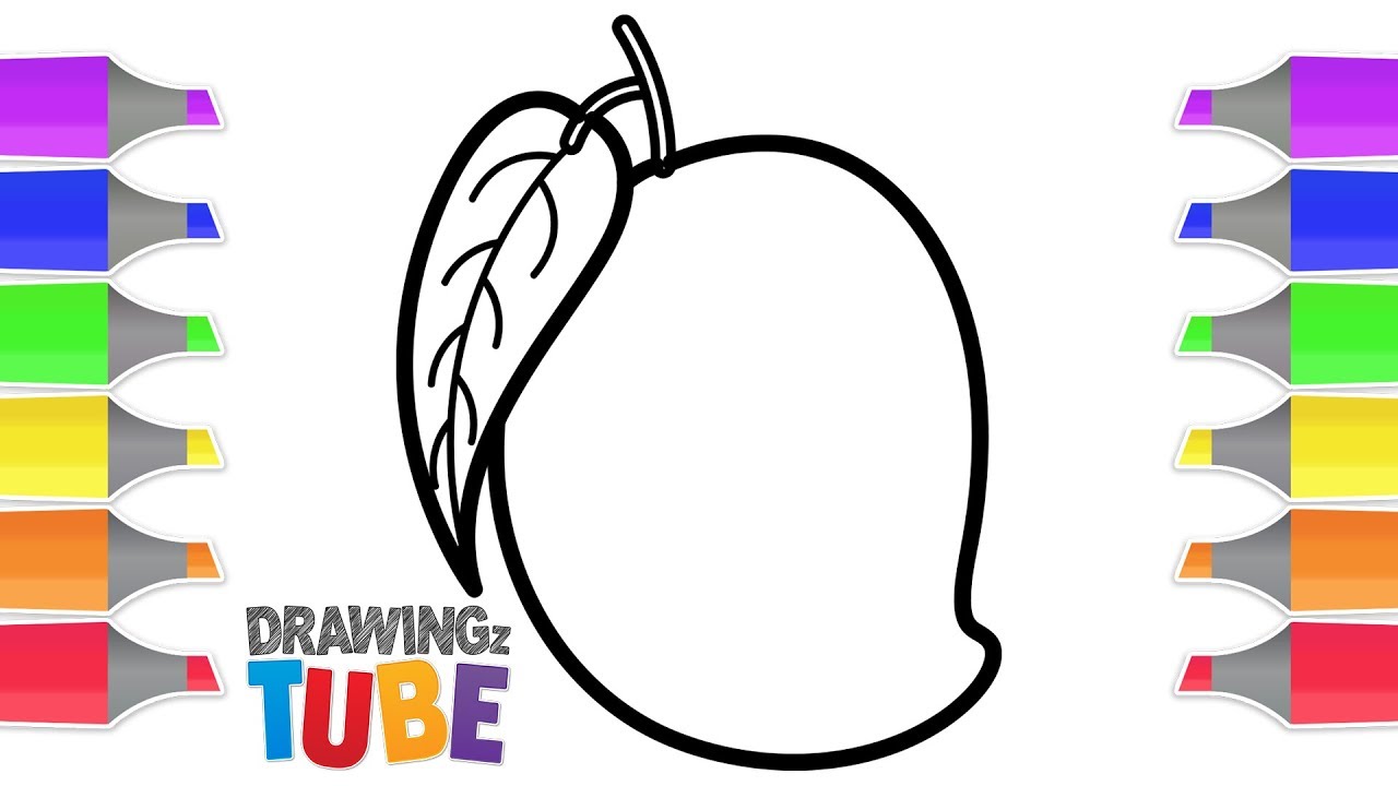 How To Draw A Mango For Kids Drawing For Kids Educational Videos By Drawing Videos For Kids Drawing For Kids Fruit Coloring Pages How To Draw A Mango For Kids Drawing For Kids Educational Videos By Drawing Videos For Kids Drawing For Kids Fruit Coloring Pages