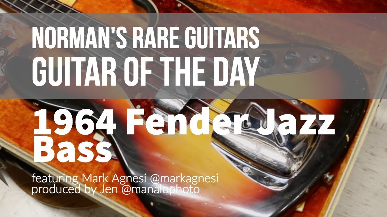Guitar of the Day: 1964 Fender Jazz Bass Sunburst | Norman's Rare