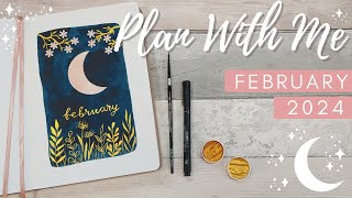 February 2024 Bullet Journal | Plan With Me