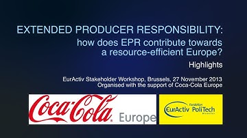 Extended Producer Responsibility: how does EPR contribute towards a resource-efficient Europe?
