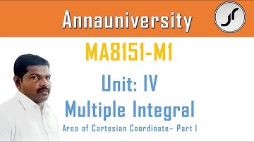 04.04.Area of Cartesian Coordinate– Part 1 | MA8151 | Just Rise Academy