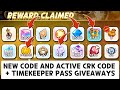 10 TIMEKEEPER PASS GIVEAWAYS! 🎁 CRK NEW AND ACTIVE CODE I COOKIE RUN KINGDOM