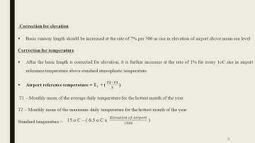 Basic runway length   corrections (module 6)