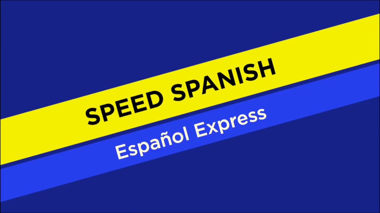 Spanish Speed Orlando Shakes presents SPEED SPANISH! Lesson 7 - YouTube