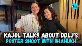 Kajol Talks About DDLJ'S Poster Shoot With Shahukh | Curly Tales #clips