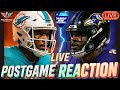 “LIVE: Dolphins vs Ravens Postgame Reaction 🚨 What Just Happened?!”