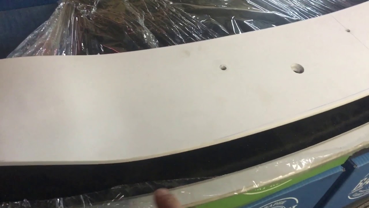 Ламинация карбоном. Ламинируем сплиттер с ПВХ деталью