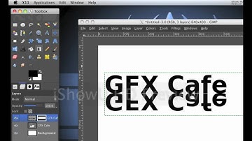 Gimp-Reflected Text