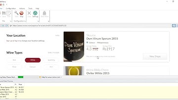 Vivino data extraction | Webharvy | Scroll to Load