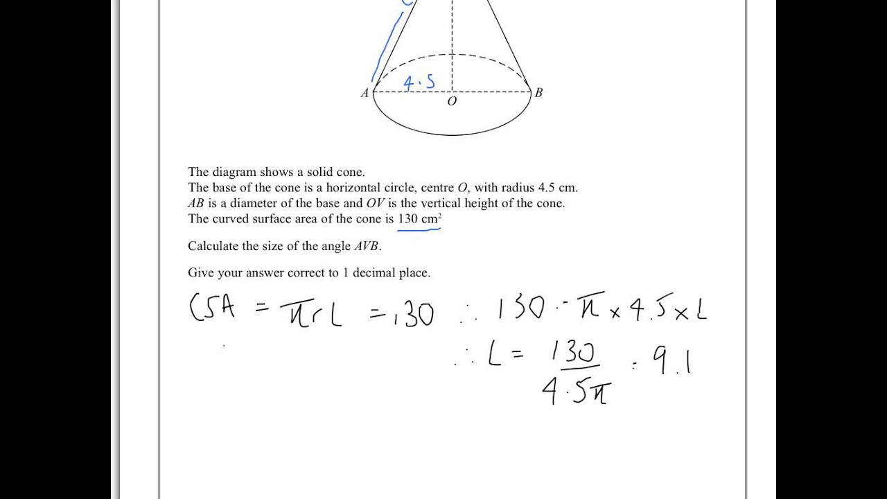 Edexcel igcse mathematics a 4ma0 4hr january 2014 q21 youtube