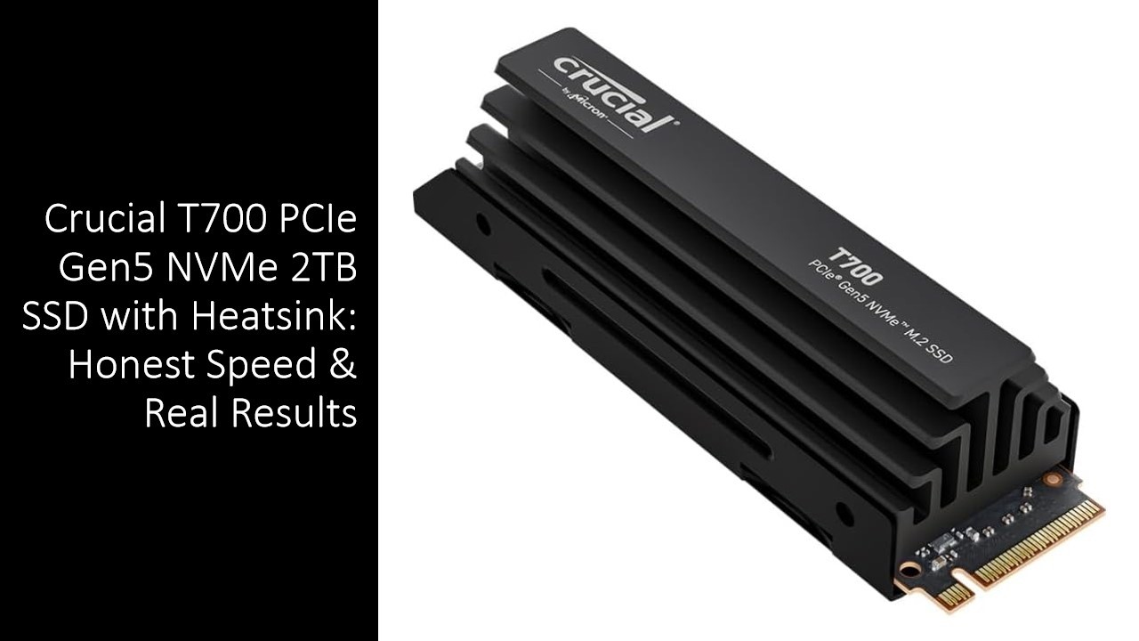 Crucial T700 PCIe Gen5 NVMe 2TB SSD with Heatsink: Honest Speed 