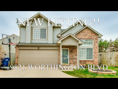 9821 WORTHINGTON BLVD, Fishers, IN home video tour