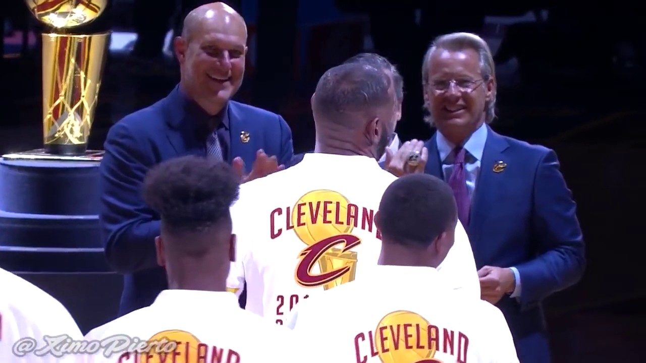 Cleveland Cavaliers Championship Ring Presentation Ceremony  (October 25, 2016)   2016-17 NBA Season