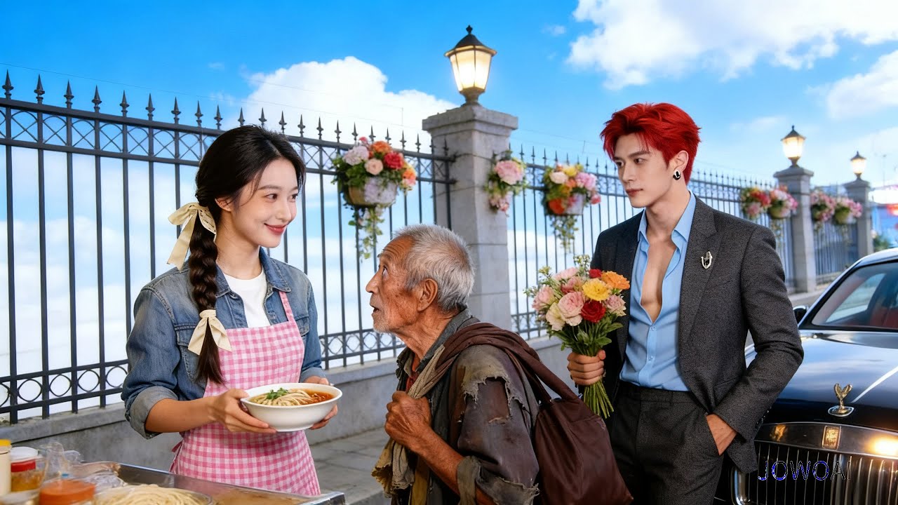 Mãe solteira acolhe mendigo sem saber que ele é avô do CEO — gesto muda seu destino amoroso!