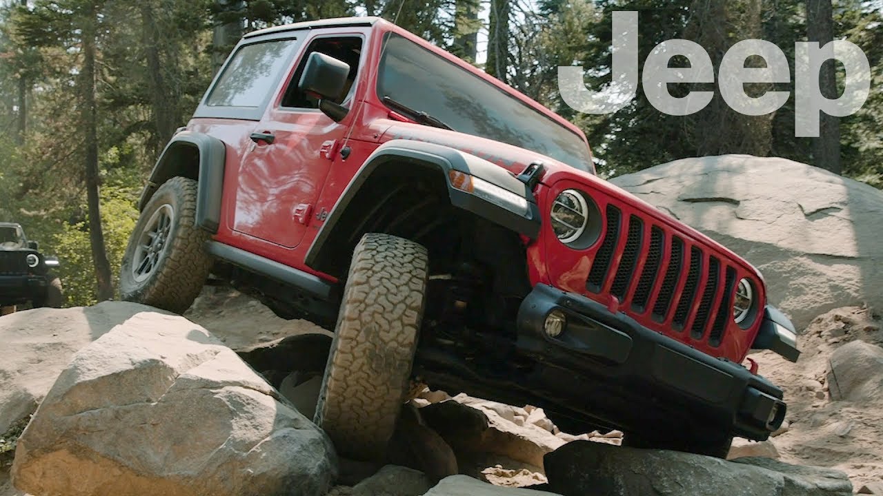 2018 Jeep Wrangler Rubicon at the Rubicon Trail in California | Media Drive  Event - YouTube