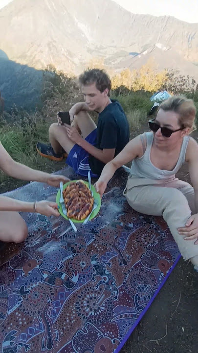 Fried banana 😍 #pendaki #rinjani