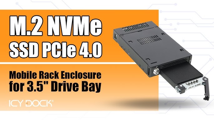 PROVANTAGE: Icy Dock MB021VP-B Icy Dock RD MB021VP-B flexiDock U.2 NVMe  PCIE SSD Tray-less Docking Enclosure