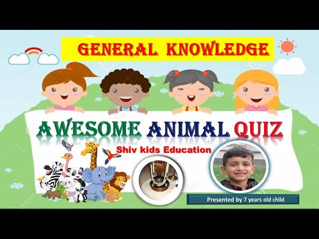Awesome Animal Quiz | Animal Quiz | Animal GK Quiz | Quiz on Animals |  Animal Trivia Quiz - YouTube