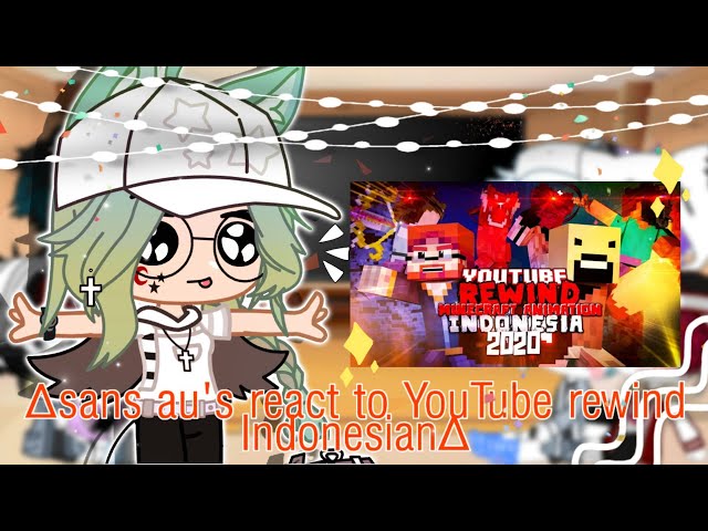 •~Sans Au's react YouTube Rewind Minecraft animation 2020~Minecraft Animation Indonesian~ Original~• class=