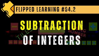 ⚡Subtracting Integers - Using Algebra Tiles and Number Line
