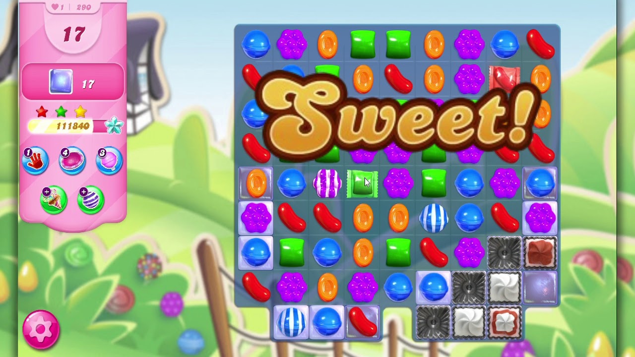 Candy Crush Saga Level.290 - YouTube