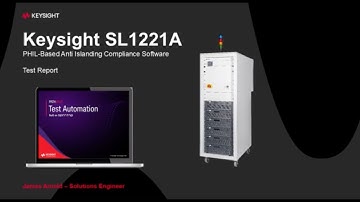 SL1221A PHIL-Based Anti-islanding Compliance Test Software - Test Report