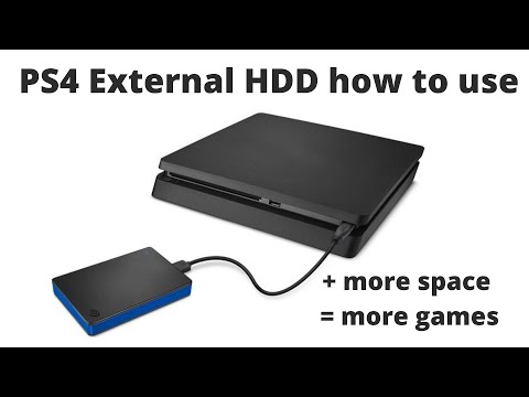 PS4 External Hard Drive - How To Use - Еksterni HDD za PS4