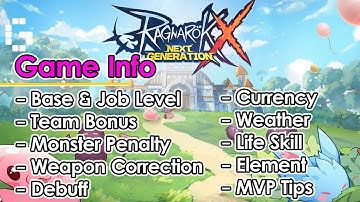 [ROX] Basic Game Info That You Need to Know Before Playing Ragnarok X Next Generation | King