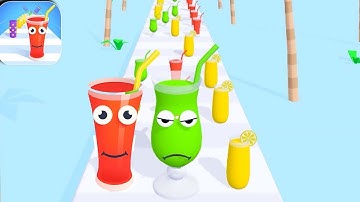Juice  Run  #18 All Levels Game Android  IOS Walkthrough  Mobile Game | AZ Run Game