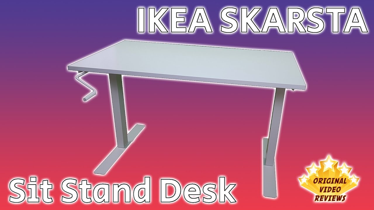 Ikea Skarsta Sit Stand Desk Review Youtube
